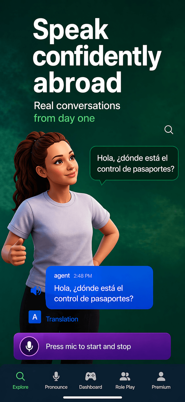 Speak confidently abroad screenshot